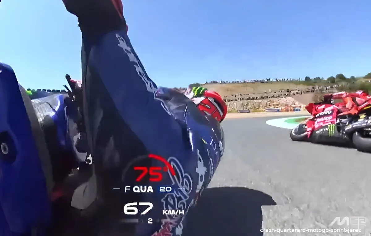 crash quartararo motogp sprint jere