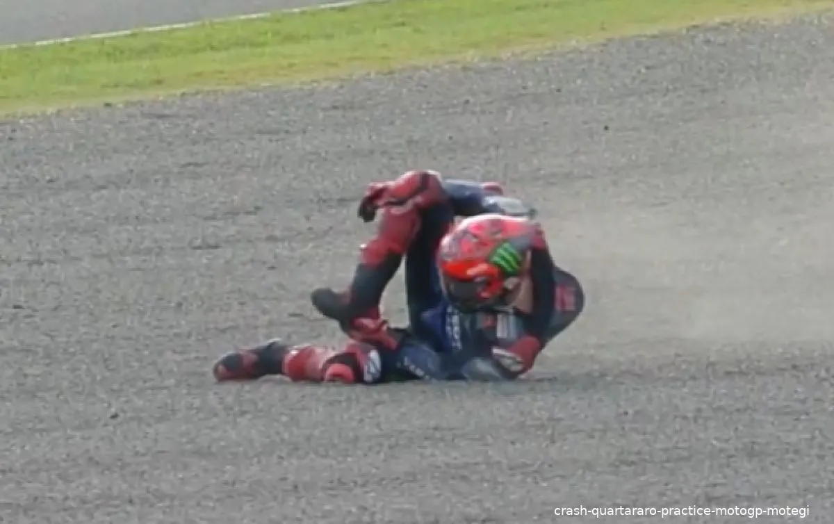 crash quartararo practice motogp motegi