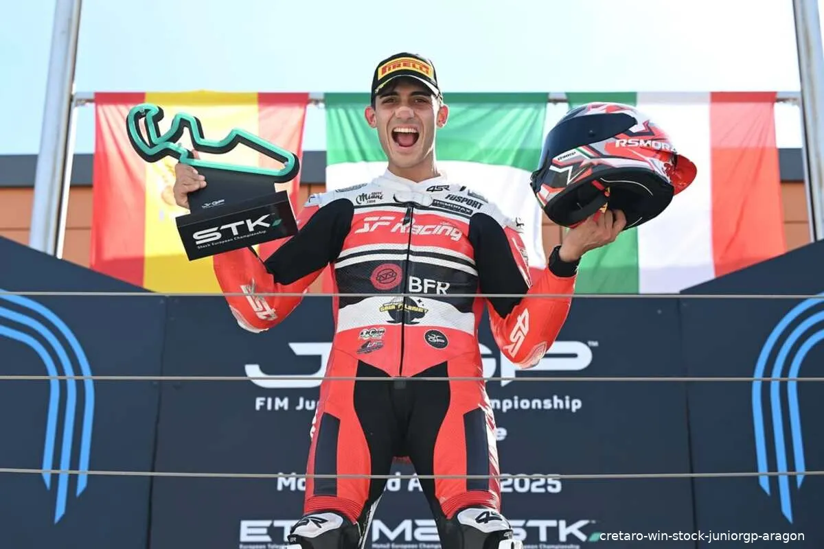 cretaro win stock juniorgp aragon