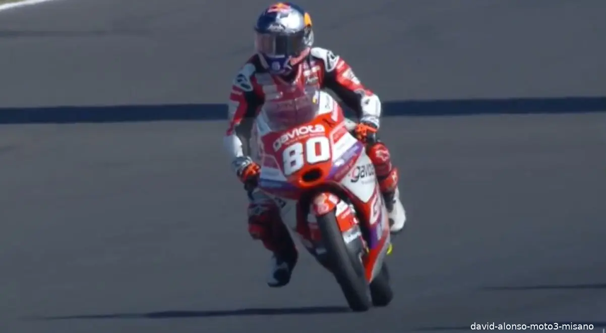 david alonso moto3 misano