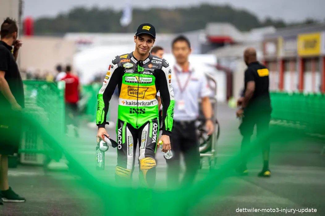 dettwiler moto3 injury update 1