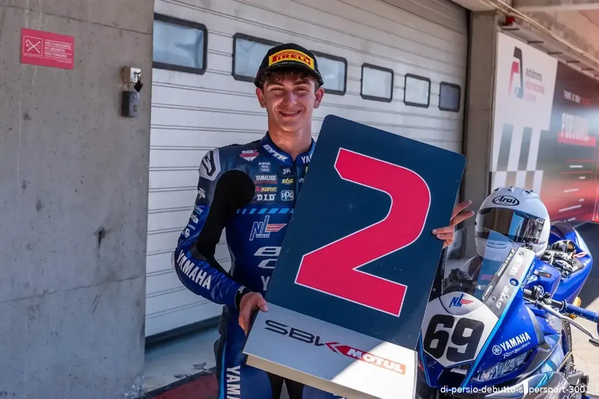 di persio debutto supersport 300
