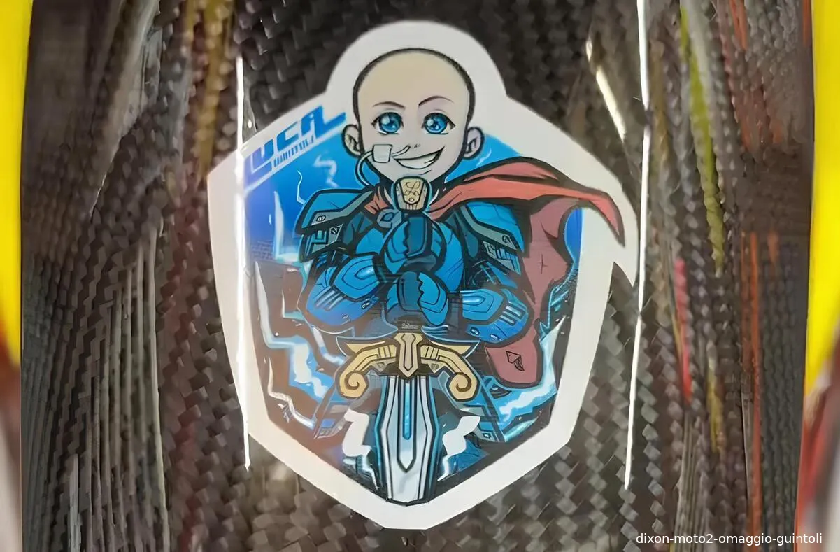 dixon moto2 omaggio guintoli