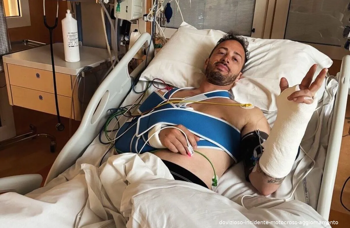 dovizioso incidente motocross aggiornamento