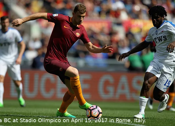 dzeko kessie roma atalanta