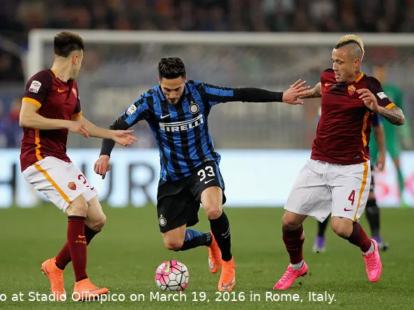 dambrosio el shaarawy nainggolan roma inter