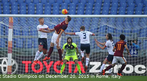 dzeko colpo testa roma empoli