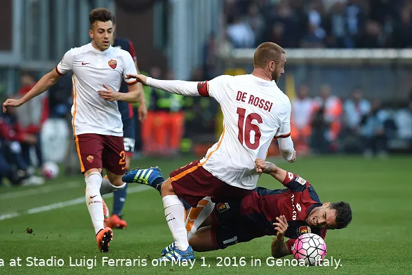 de rossi el shaarawy suso genoa roma
