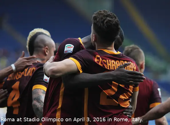 el shaarawy rudiger abbraccio derby