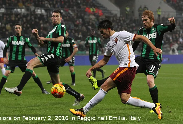 perotti azione sassuolo roma