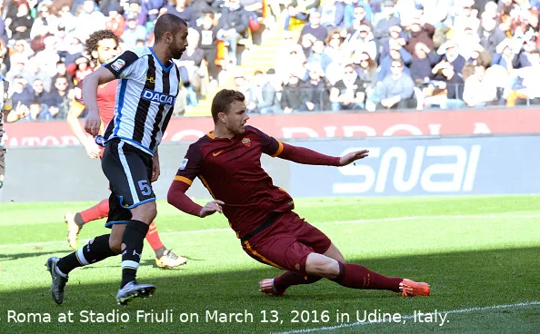 dzeko gol udinese roma 2