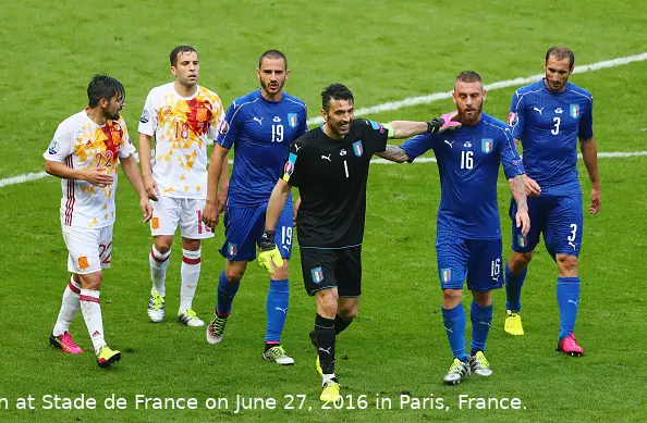 buffon de rossi italia spagna