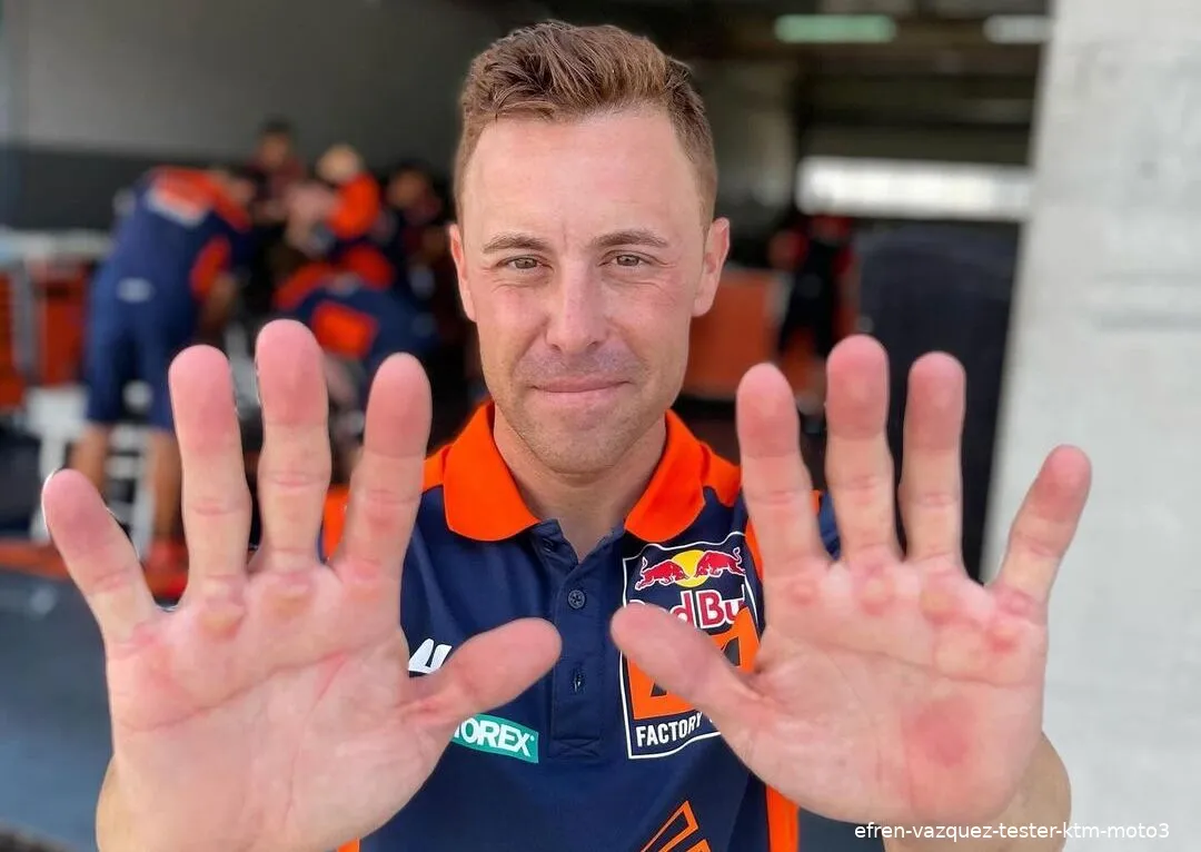 efren vazquez tester ktm moto3