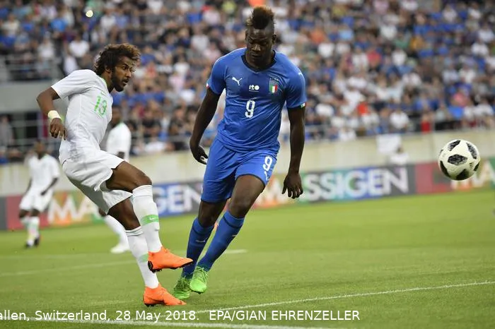 balotelli nazionale italia arabia saudita