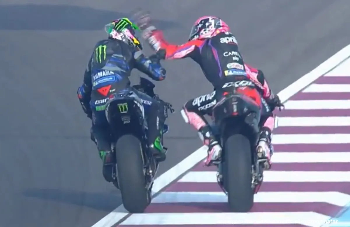 espargaro morbidelli schiaffo p2 motogp qatar