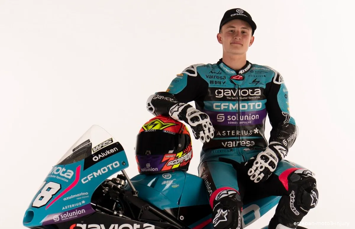 esteban moto3 injury