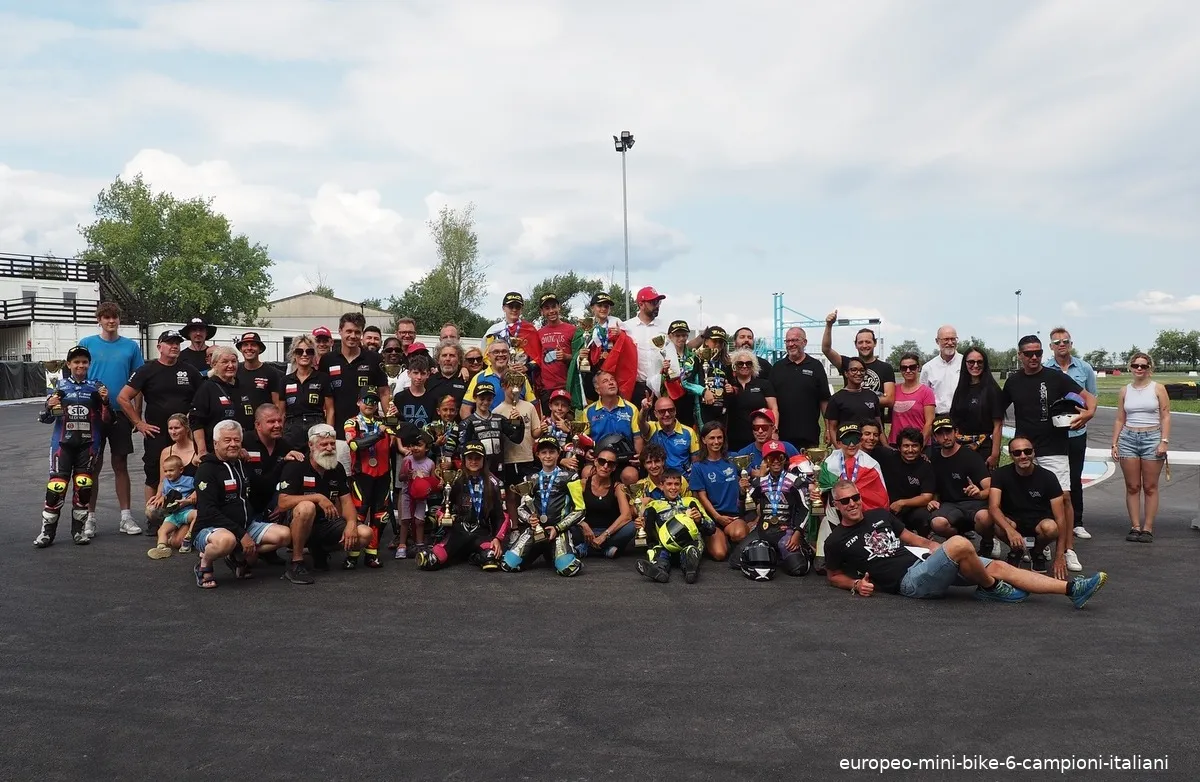 europeo mini bike 6 campioni italiani