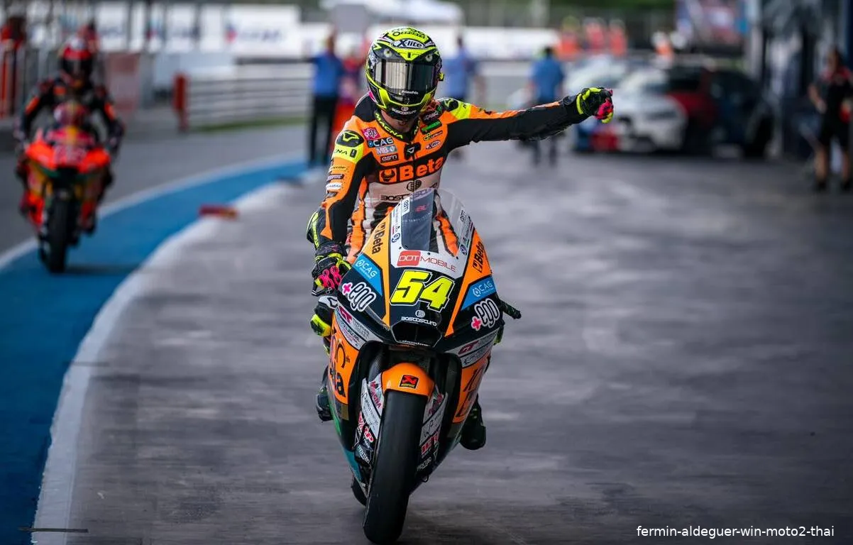 fermin aldeguer win moto2 thai