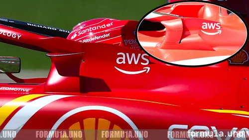 De aanpassingen aan de SF-24. (Foto: Formu1a.uno)