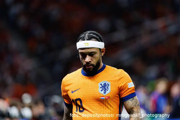 Memphis na de EK wedstrijd tegen Turkije