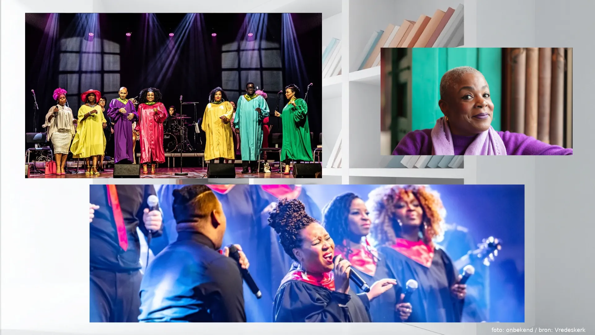 Black Gospelkoor G-Roots met ds. Cynthia Haaswijk