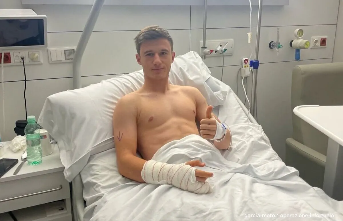 garcia moto2 operazione infortunio