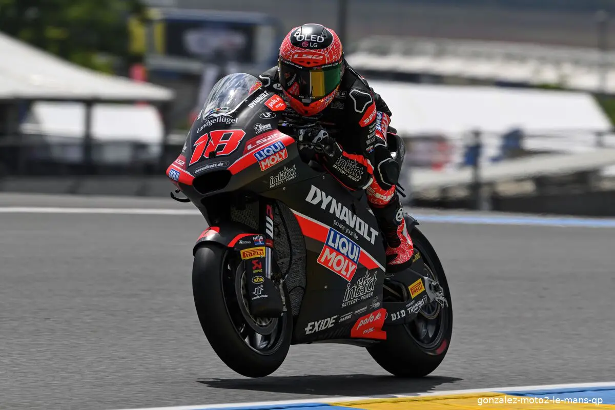 gonzalez moto2 le mans qp