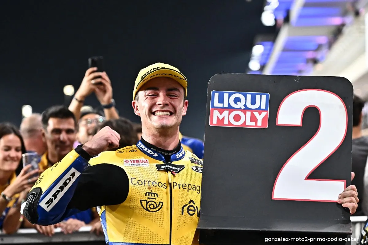 gonzalez moto2 primo podio qatar