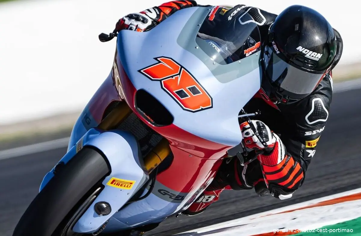 gonzalez moto2 test portimao