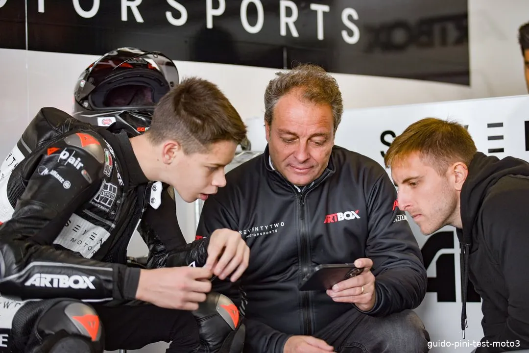 guido pini test moto3