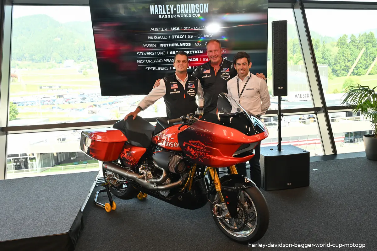 harley davidson bagger world cup motogp