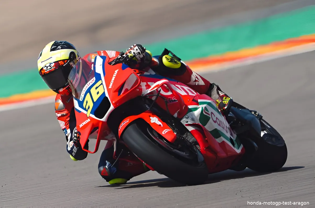 honda motogp test aragon