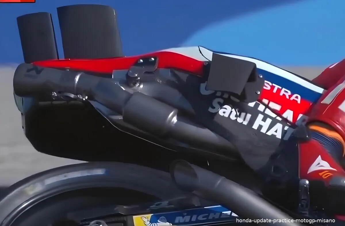 honda update practice motogp misano