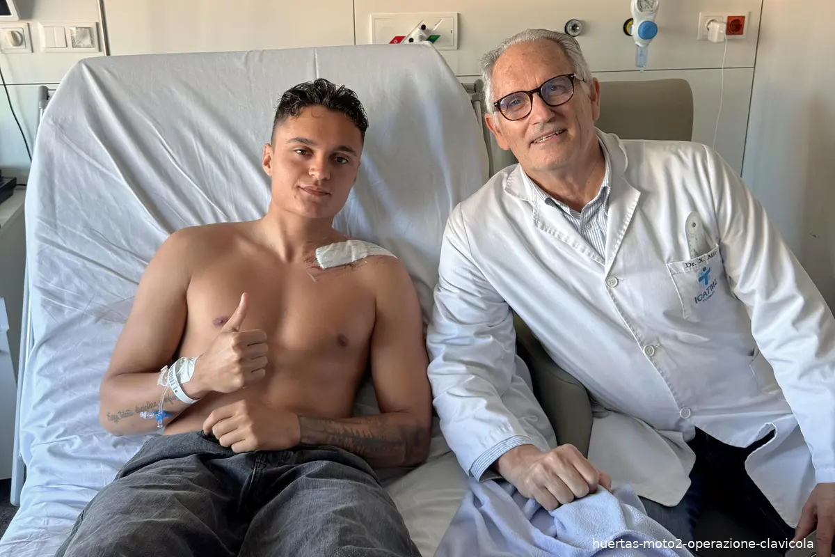 huertas moto2 operazione clavicola