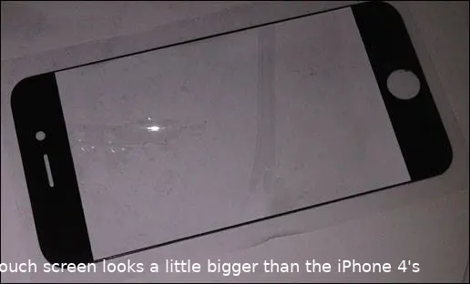 iphone 5 touch screen leaked