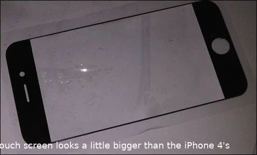 iphone 5 touch screen leaked