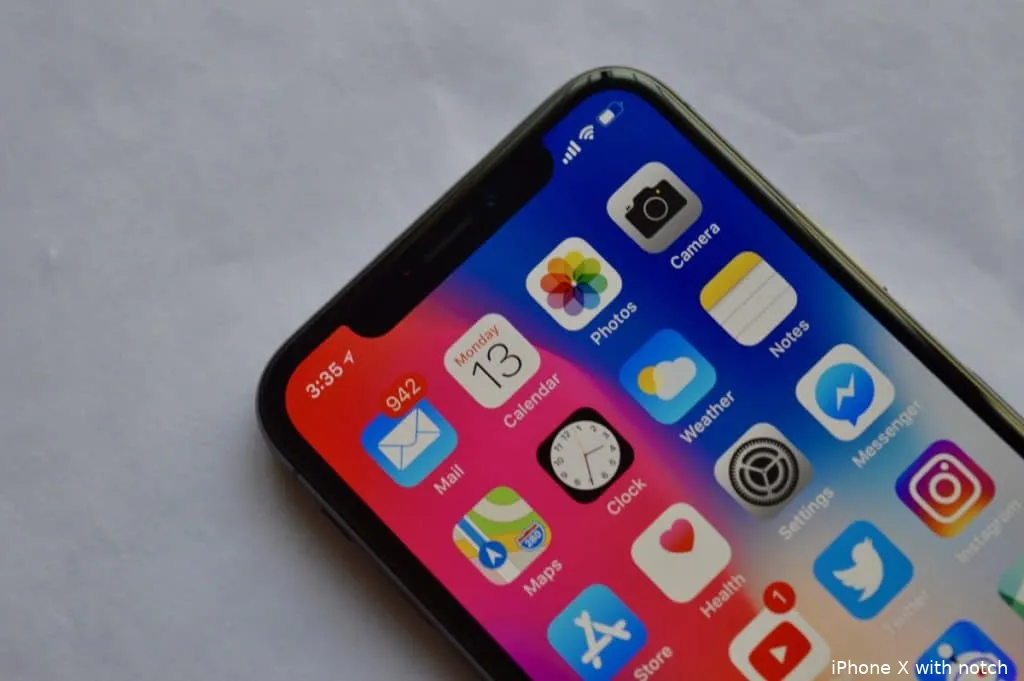 iphone x notch