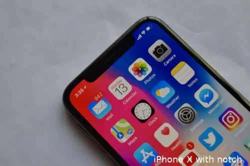 iphone x notch