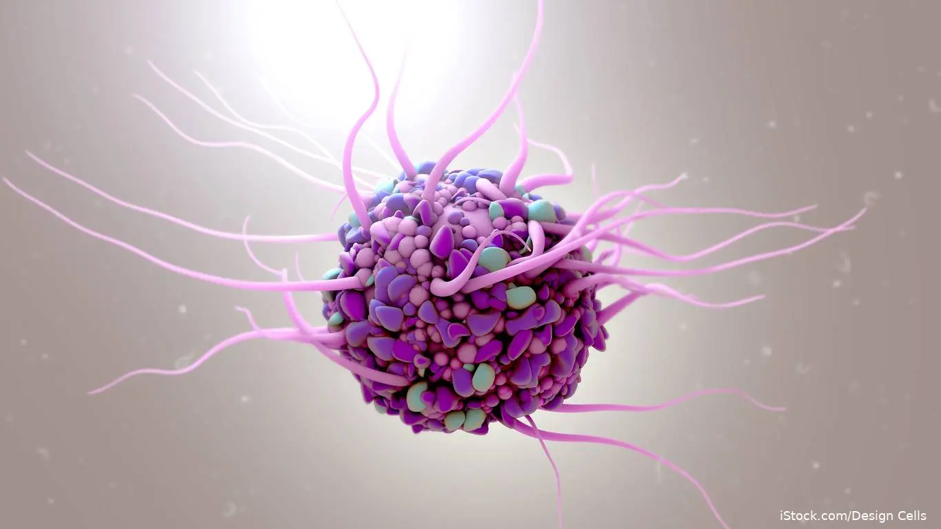 Artists illustration of a dendritic cell