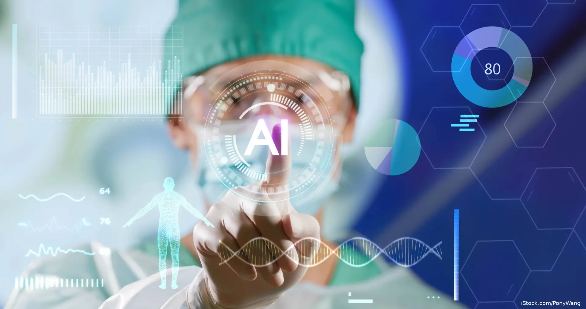 doctor using an artificial intelligence medical device