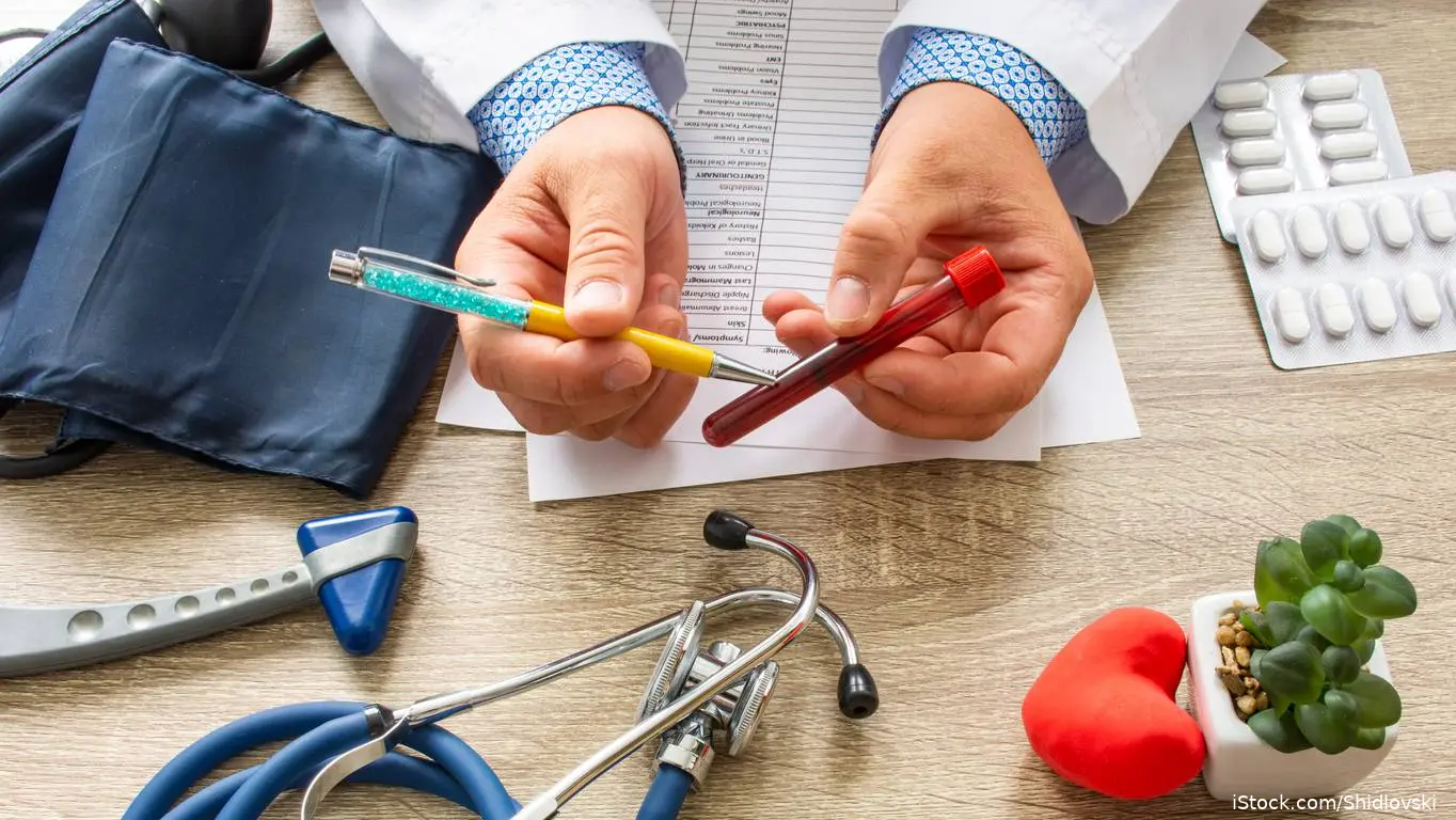 Blood vial iStock-1182029924