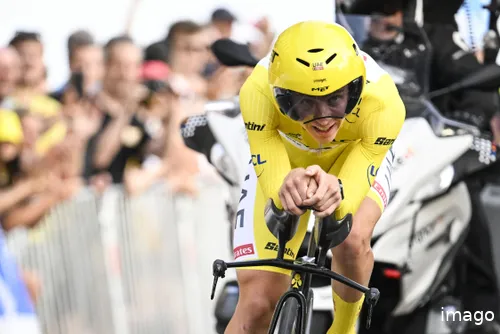 Tadej Pogacar in de Tour de France 2024. @Imago