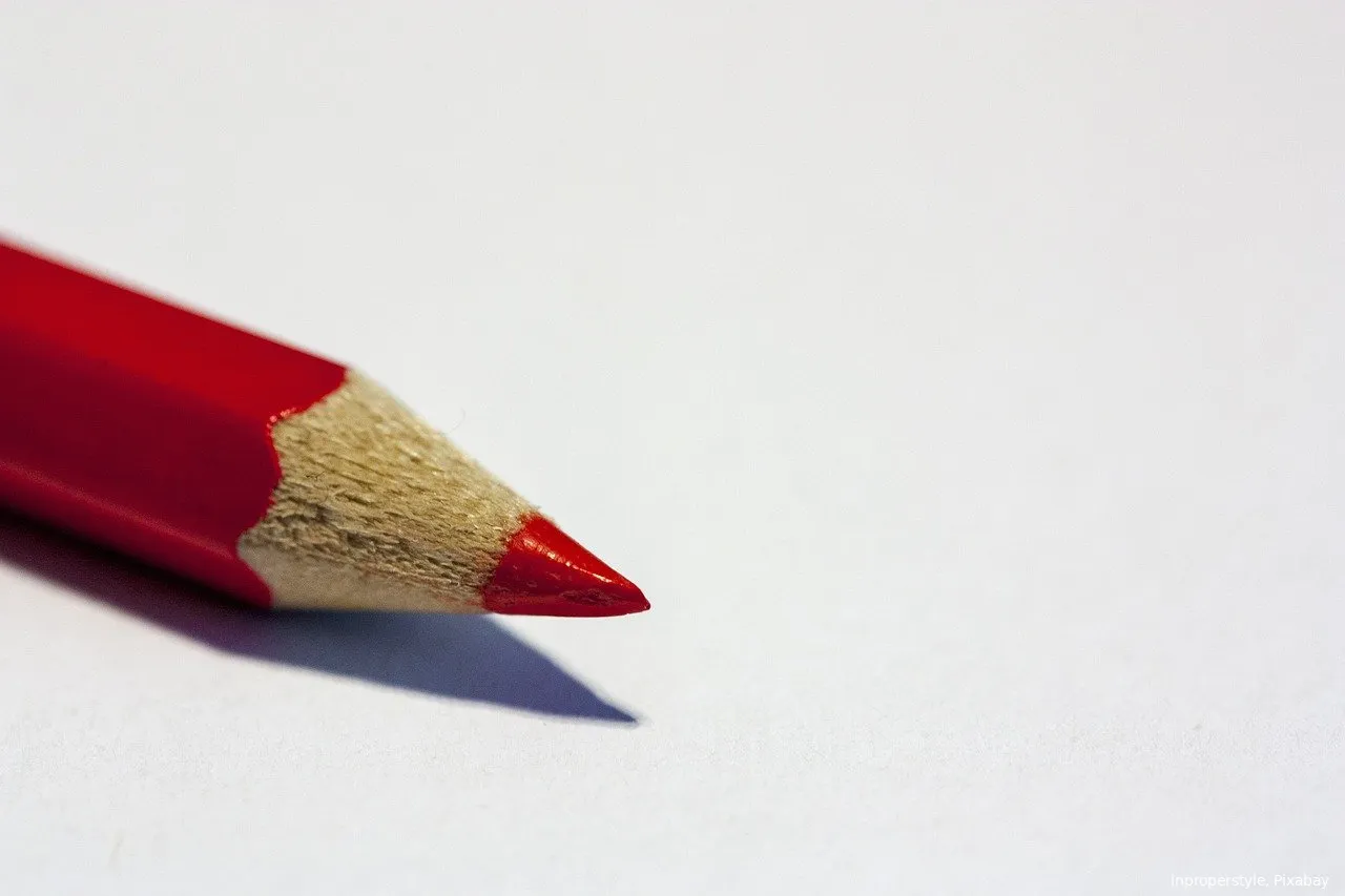 rood potlood inproperstyle pixabay