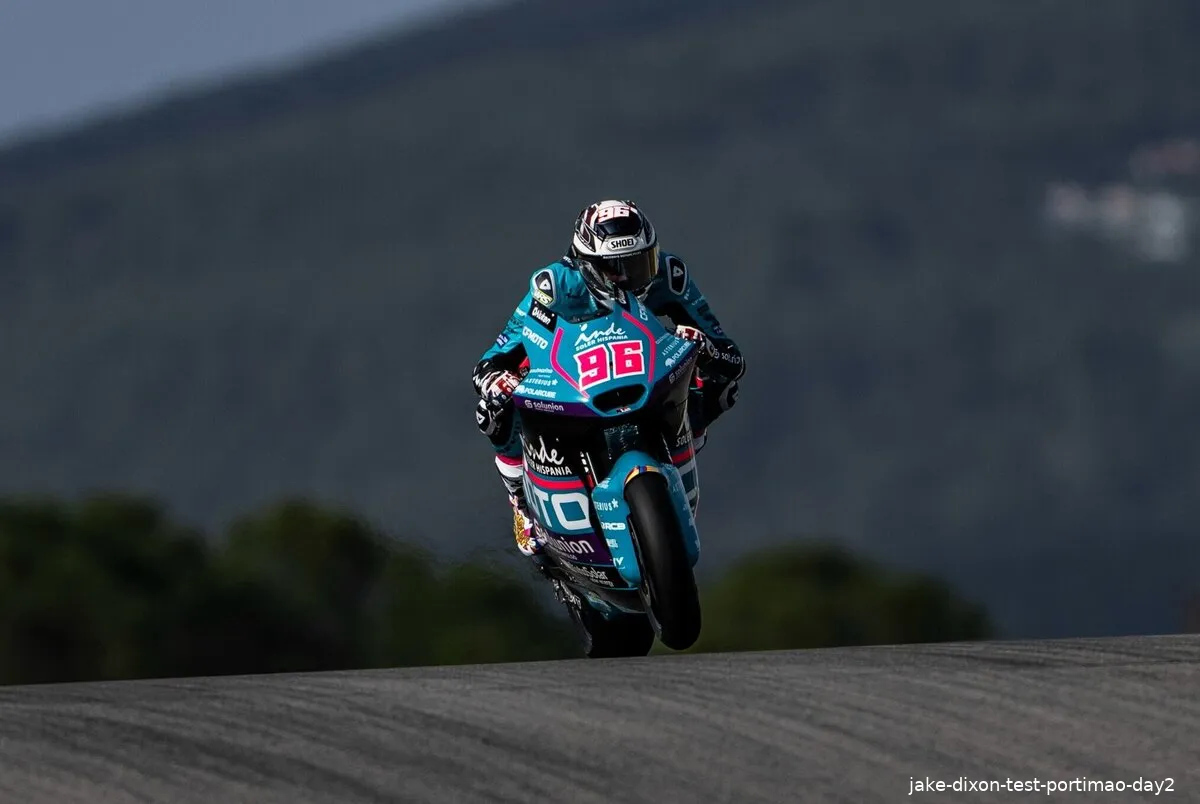 jake dixon test portimao day2