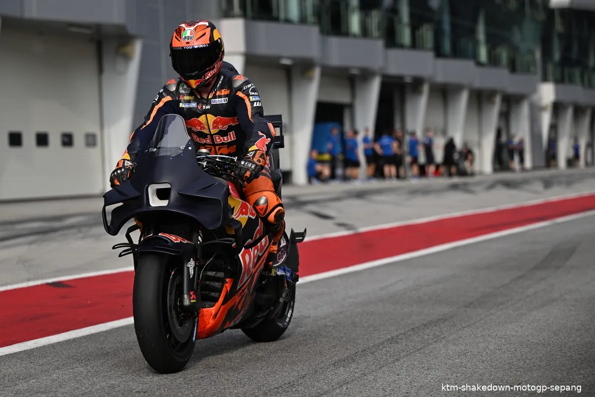 ktm shakedown motogp sepang