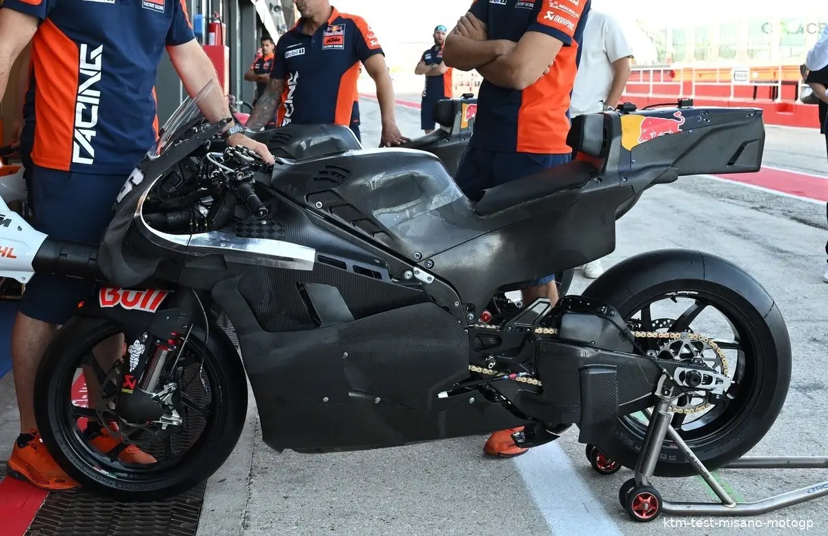 ktm test misano motogp