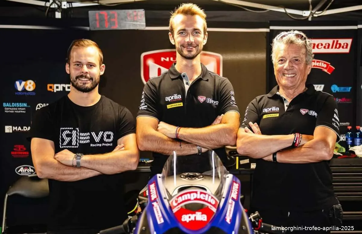 lamborghini trofeo aprilia 2025