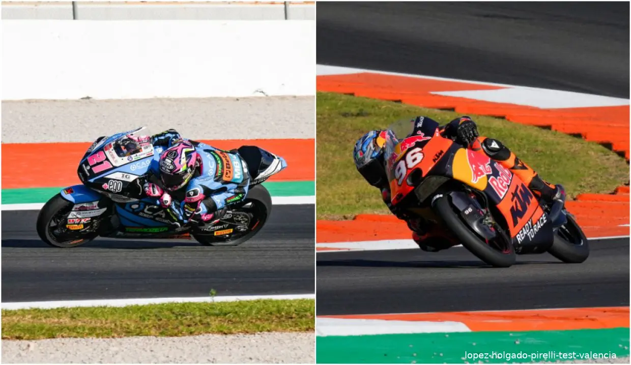 lopez holgado pirelli test valencia