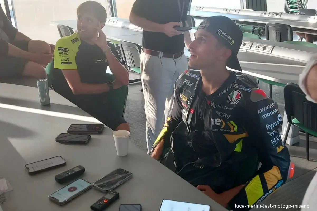 luca marini test motogp misano