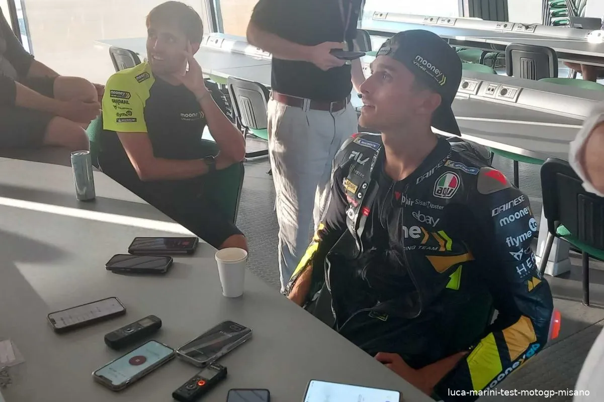 luca marini test motogp misano